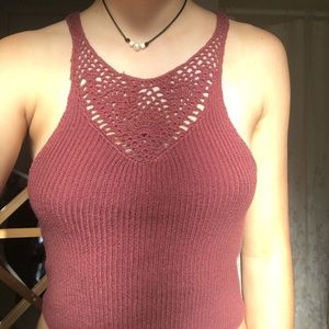Knitted tank top